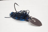 Black and Blue Bladed jig
