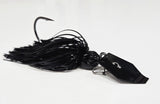 Black Premium Bladed Jig (wire tied skirt)