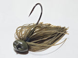Green pumpkin (Flat bottom football jig)