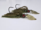 Rockabelly Premium Bladed Jig (wire tied skirt)