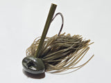 Green pumpkin (Flat bottom football jig)