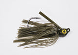 Green pumpkin Premium swim jig (wire tied skirt)