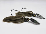 Green pumpkin Premium bladed Jig (wire tied skirt)