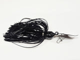 Black Premium Bladed Jig (wire tied skirt)